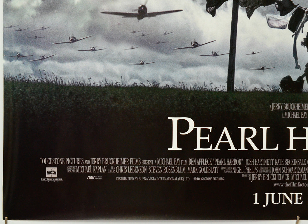 Pearl Harbor (Bottom Left) Cinema Quad Movie Poster 