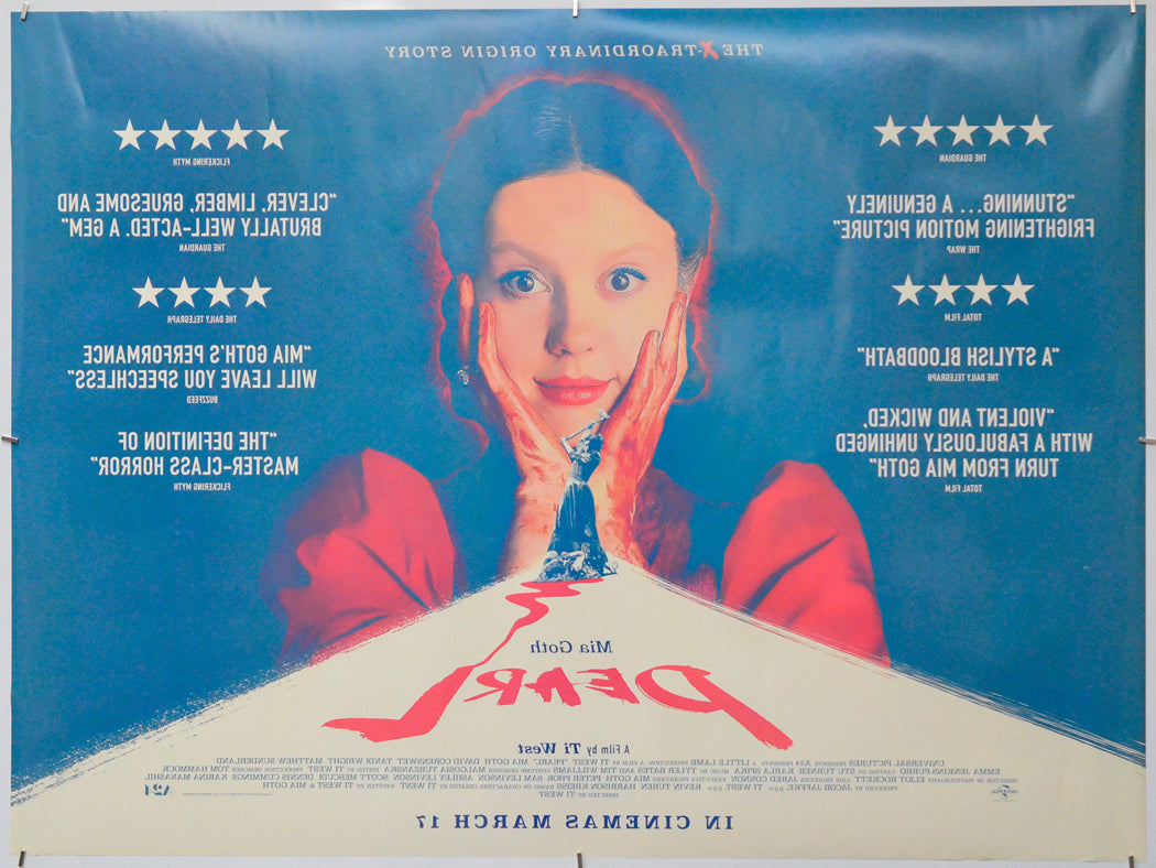 Pearl (Back) Cinema Quad Movie Poster 