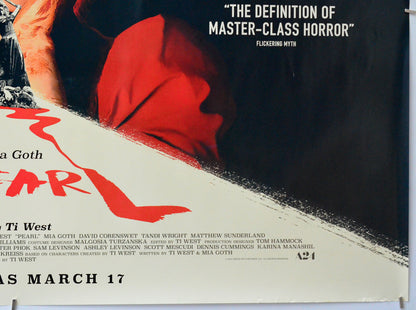 Pearl (Bottom Right) Cinema Quad Movie Poster 