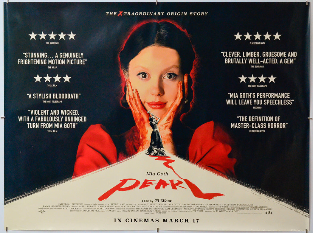 Pearl - Original Quad Poster - Film Poster - Movie Poster