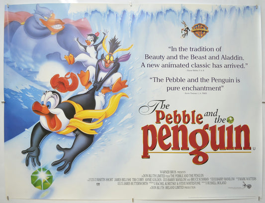 The Pebble And The Penguin Original Quad Poster - Film Poster - Movie Poster