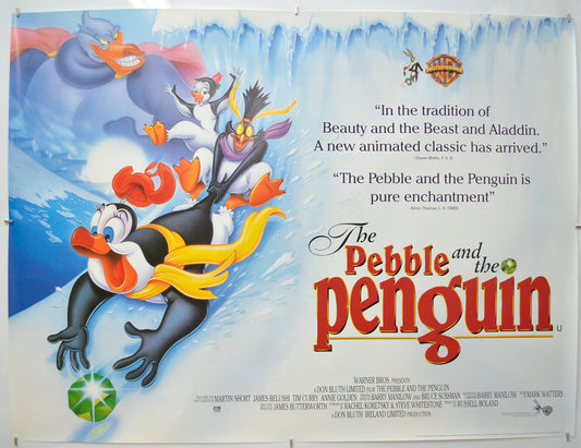 The Pebble And The Penguin Original Quad Poster - Film Poster - Movie Poster