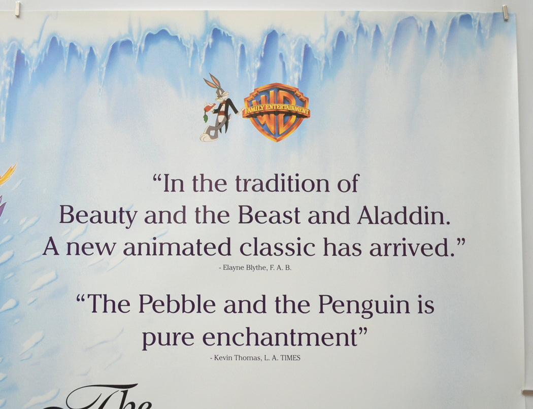 THE PEBBLE AND THE PENGUIN (Top Right) Cinema Quad Movie Poster 