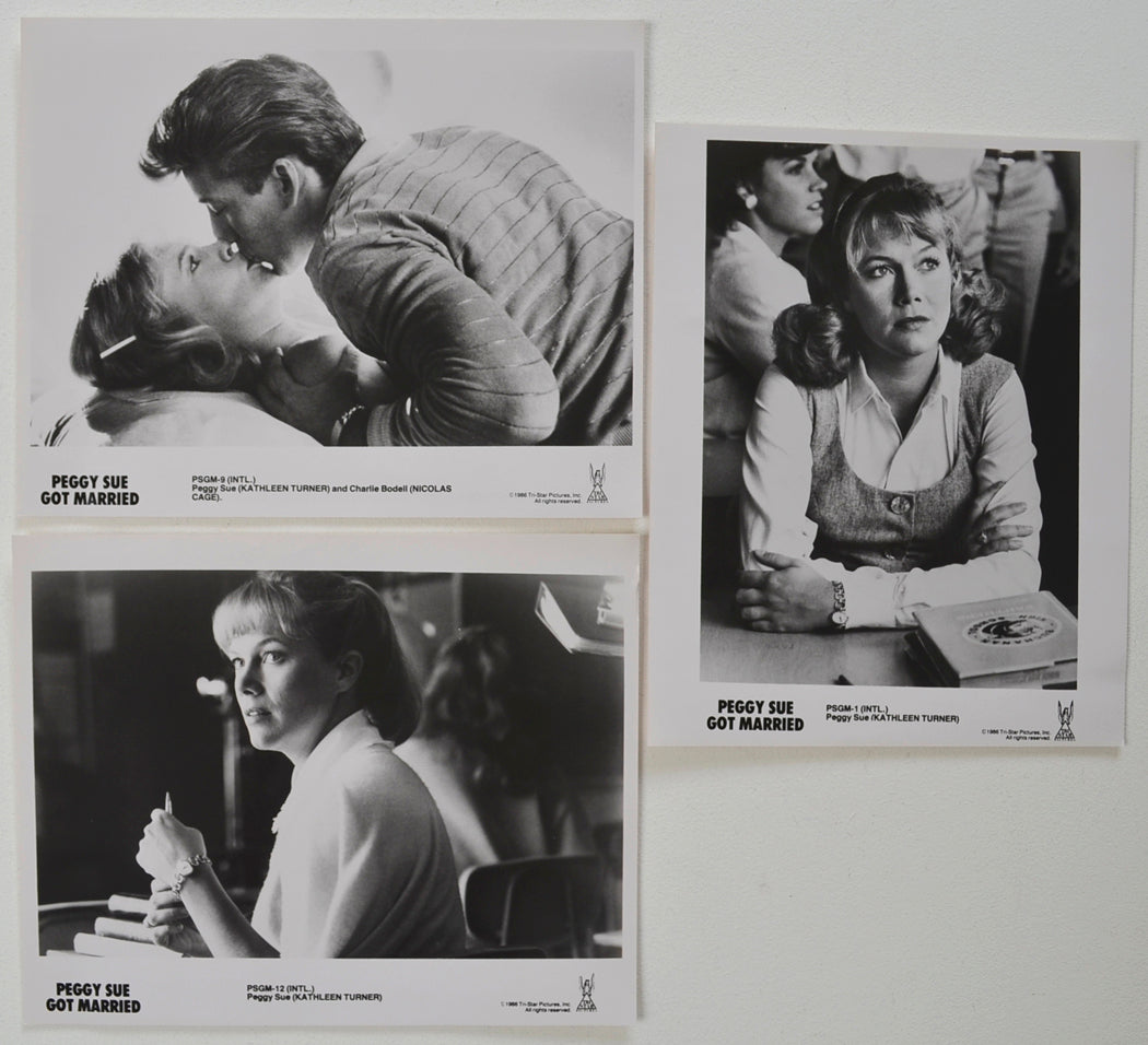 Peggy Sue Got Married  3 Original Black And White Press Stills 