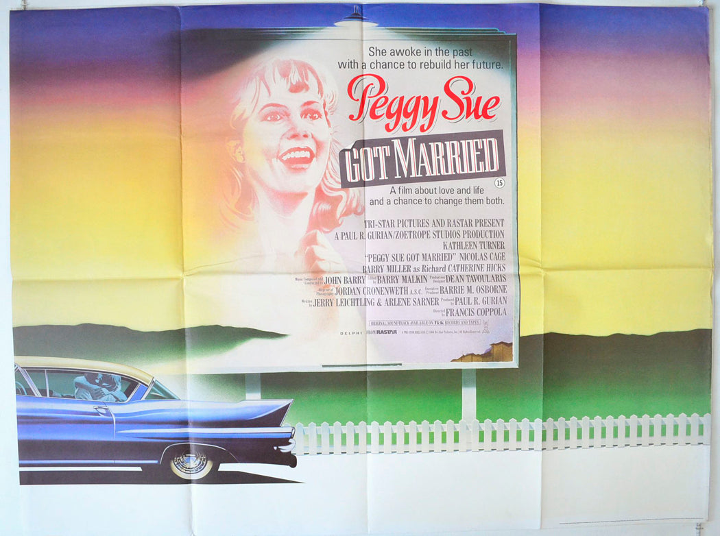 Peggy Sue Got Married Original British Quad Poster - Movie Poster