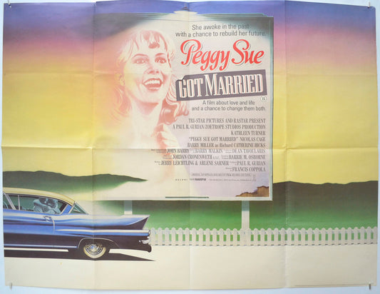 Peggy Sue Got Married (Photo Montage design) Original Quad Poster - Film Poster - Movie Poster