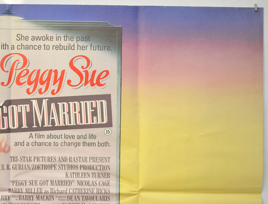 PEGGY SUE GOT MARRIED (Top Right) Cinema Quad Movie Poster 