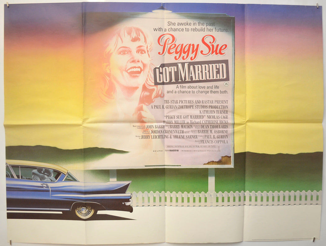 Peggy Sue Got Married  Original Quad Poster - Film Poster - Movie Poster