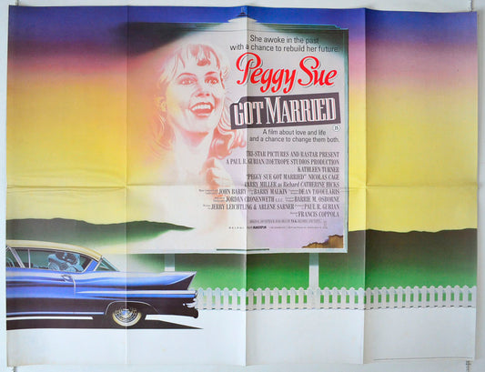 Peggy Sue Got Married Original British Quad Poster - Movie Poster