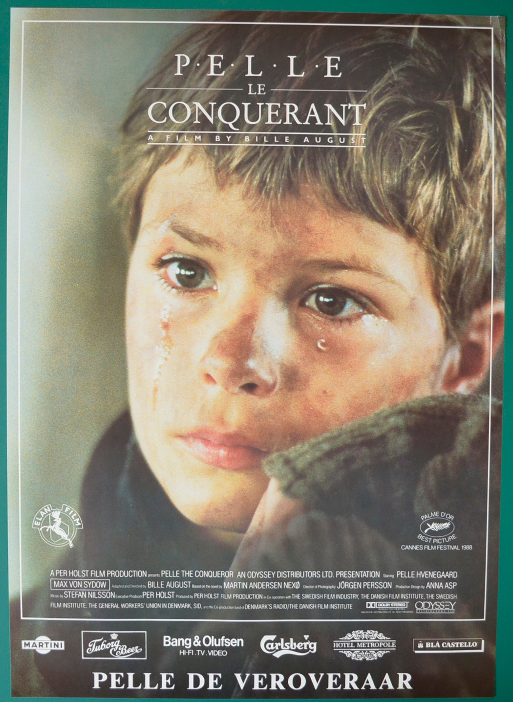 Pelle The Conqueror  (Belgian French Title - Pelle Le Conquerant)   Original Belgian Poster - Film Poster - Movie Poster