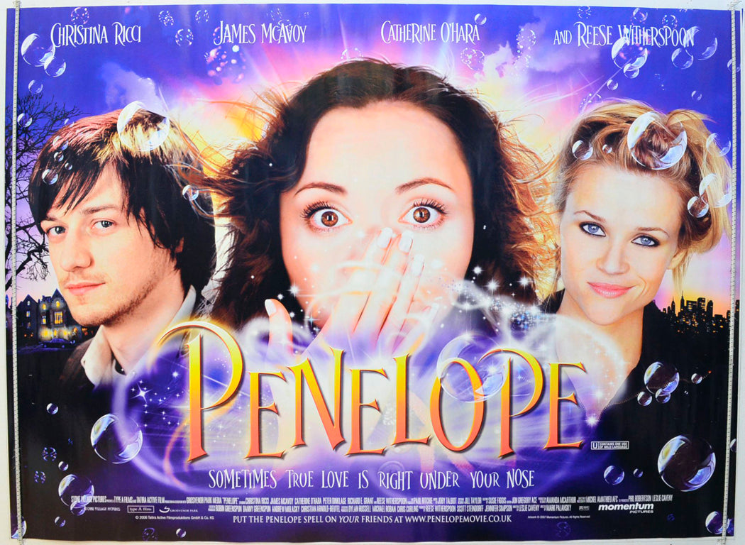 Penelope Original British Quad Poster - Film Poster - Movie Poster 