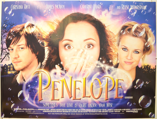 Penelope Original Quad Poster - Film Poster - Movie Poster