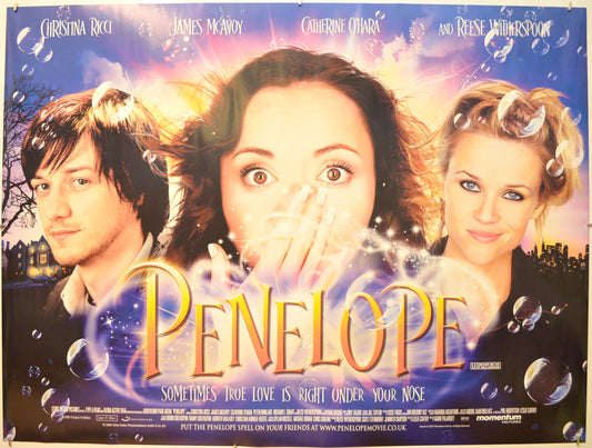 Penelope Original Quad Poster - Film Poster - Movie Poster