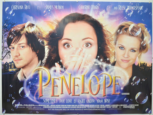 Penelope Original Quad Poster - Film Poster - Movie Poster