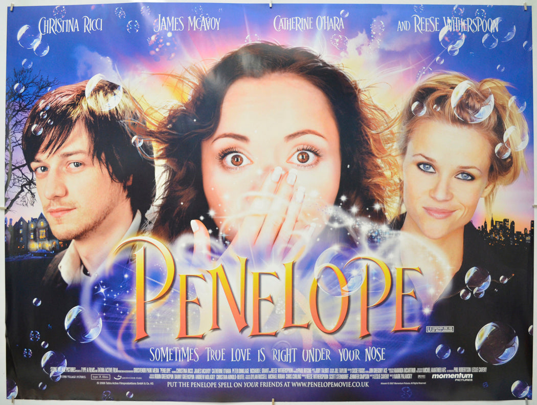 Penelope Original Quad Poster - Film Poster - Movie Poster