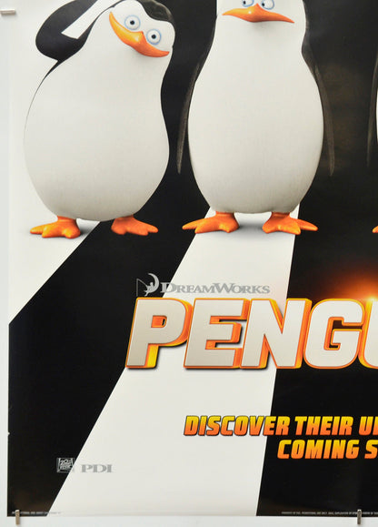 Penguins Of Madagascar (Bottom Left) Cinema One Sheet Movie Poster 