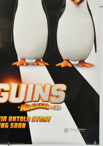 Penguins Of Madagascar (Bottom Right) Cinema One Sheet Movie Poster 