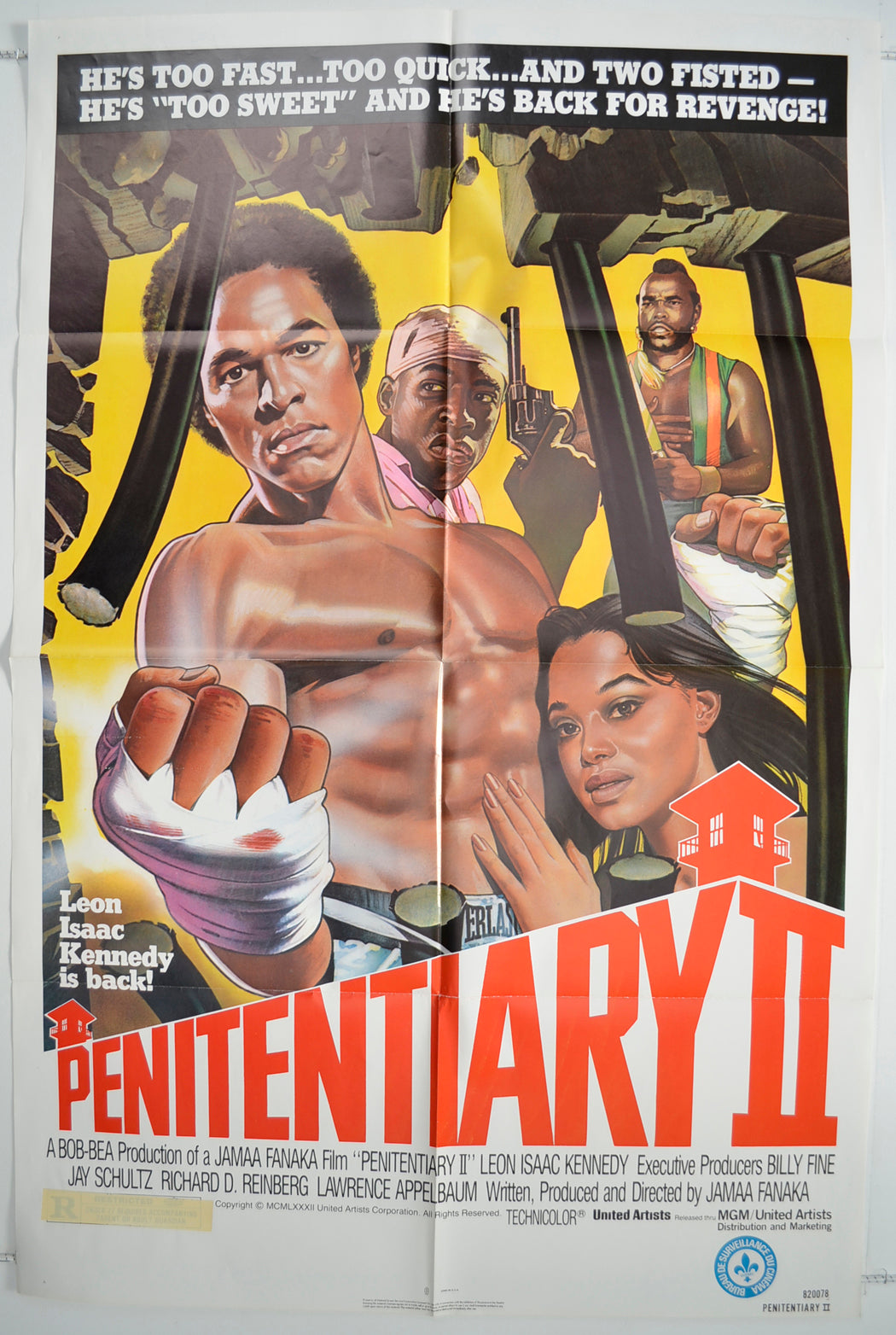 Penitentiary II  Original One Sheet Poster - Film Poster - Movie Poster 