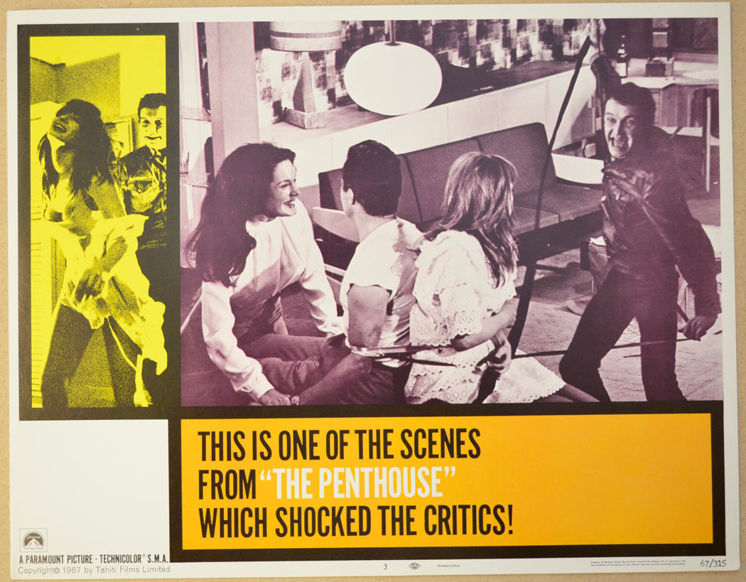 THE PENTHOUSE (Card 3) Cinema Lobby Card Set 