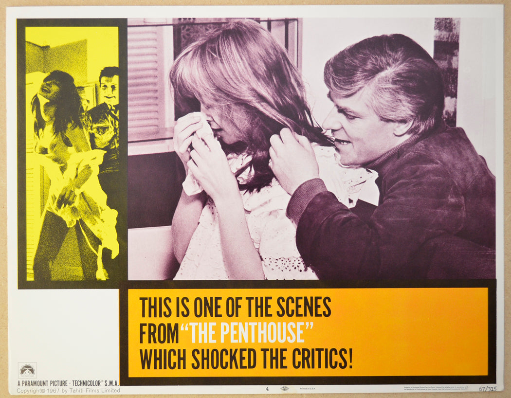 THE PENTHOUSE (Card 4) Cinema Lobby Card Set 