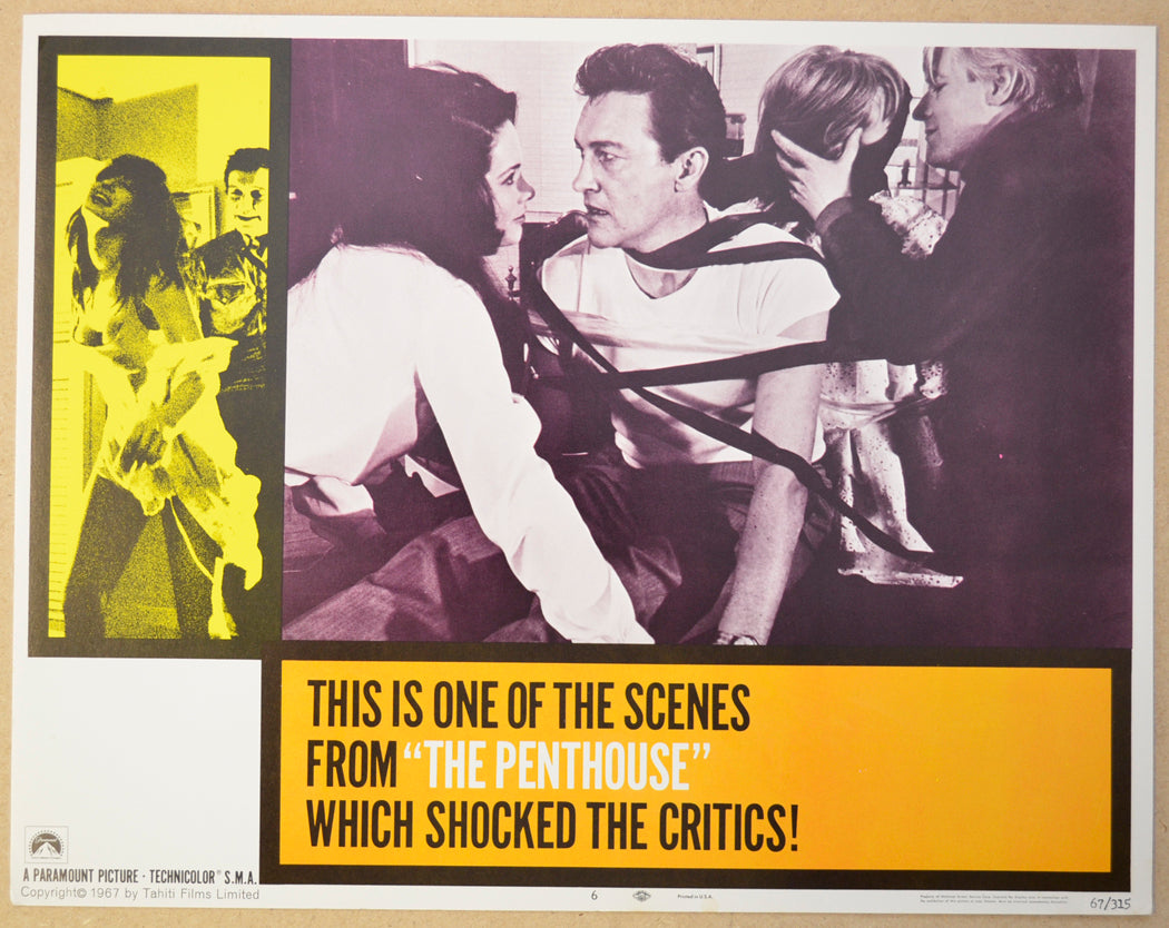 THE PENTHOUSE (Card 6) Cinema Lobby Card Set 