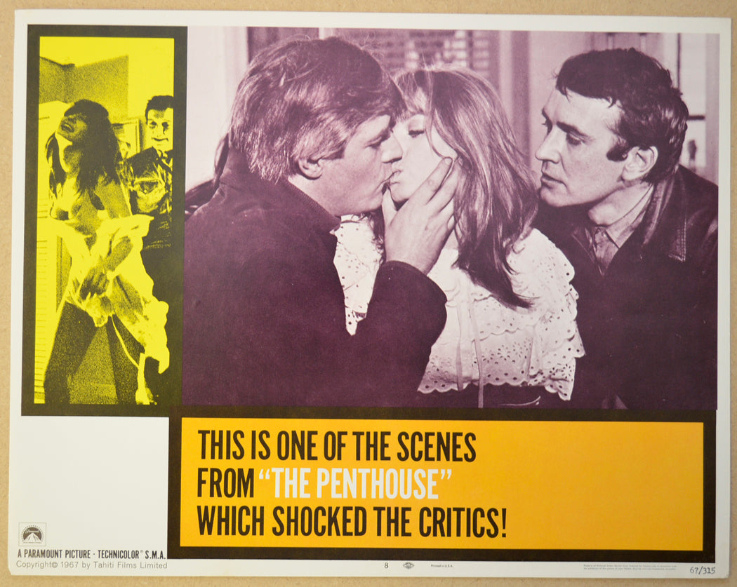 THE PENTHOUSE (Card 8) Cinema Lobby Card Set 