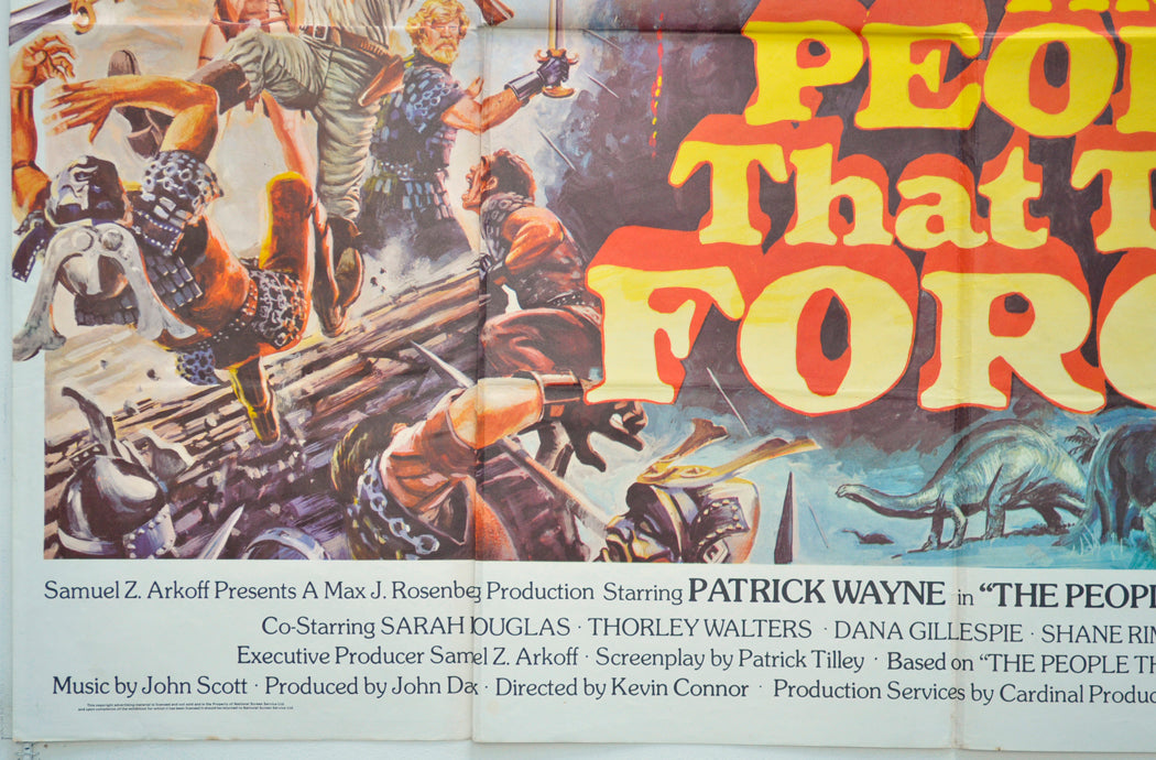 THE PEOPLE THAT TIME FORGOT (Bottom Left) Cinema Quad Movie Poster 