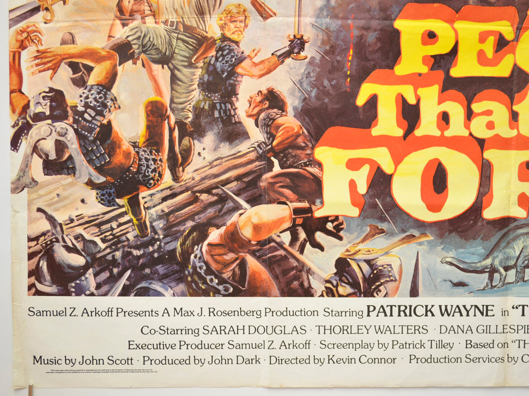 THE PEOPLE THAT TIME FORGOT (Bottom Left) Cinema Quad Movie Poster 