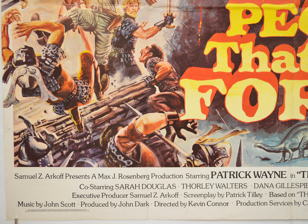 THE PEOPLE THAT TIME FORGOT (Bottom Left) Cinema Quad Movie Poster 