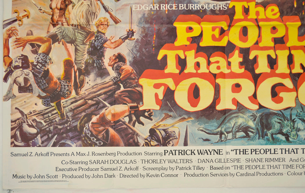 THE PEOPLE THAT TIME FORGOT (Bottom Left) Cinema Quad Movie Poster 