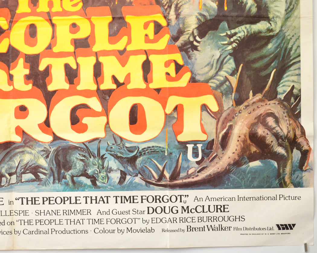 THE PEOPLE THAT TIME FORGOT (Bottom Right) Cinema Quad Movie Poster 