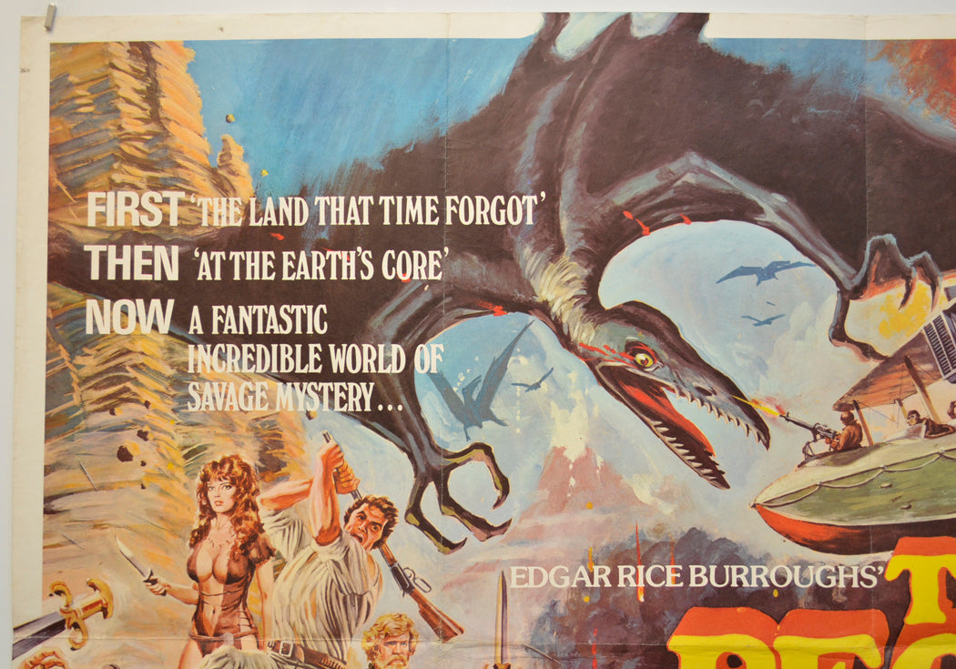 THE PEOPLE THAT TIME FORGOT (Top Left) Cinema Quad Movie Poster 