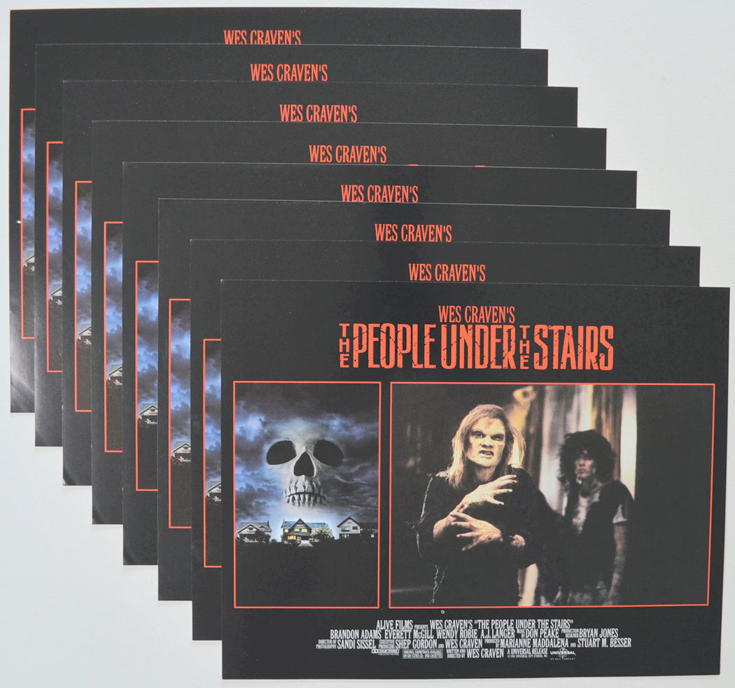 THE PEOPLE UNDER THE STAIRS (Full View) Cinema Set of Lobby Cards  