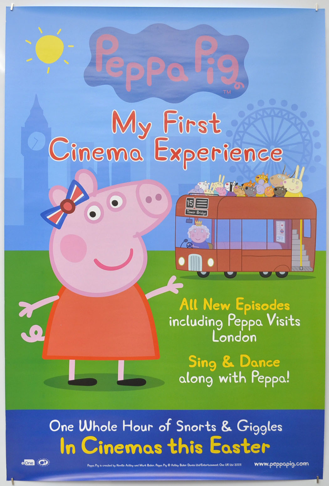 Peppa Pig: My First Cinema Experience Original One Sheet Poster - Film Poster - Movie Poster