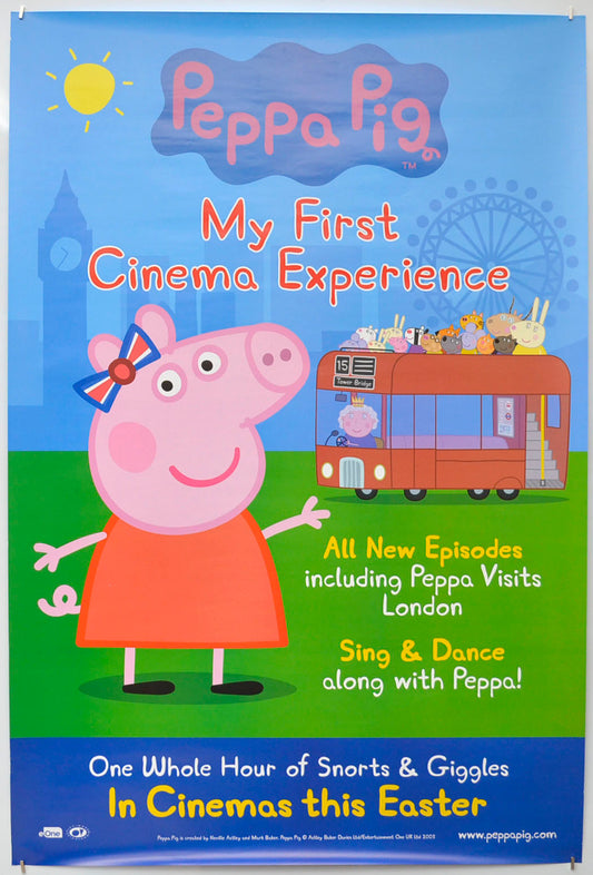 Peppa Pig: My First Cinema Experience Original One Sheet Poster - Film Poster - Movie Poster