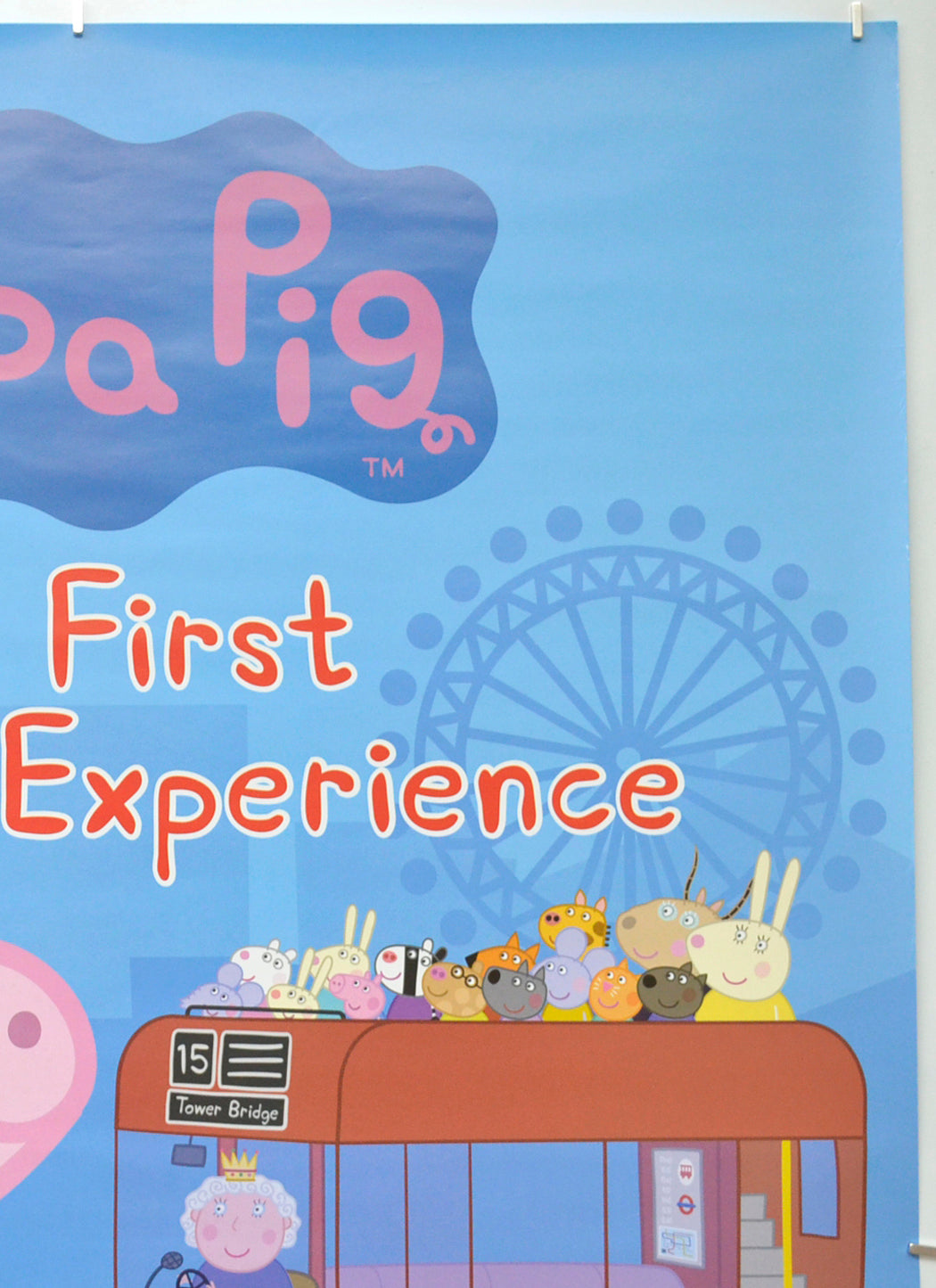 PEPPA PIG: MY FIRST CINEMA EXPERIENCE (Top Right) Cinema One Sheet Movie Poster 