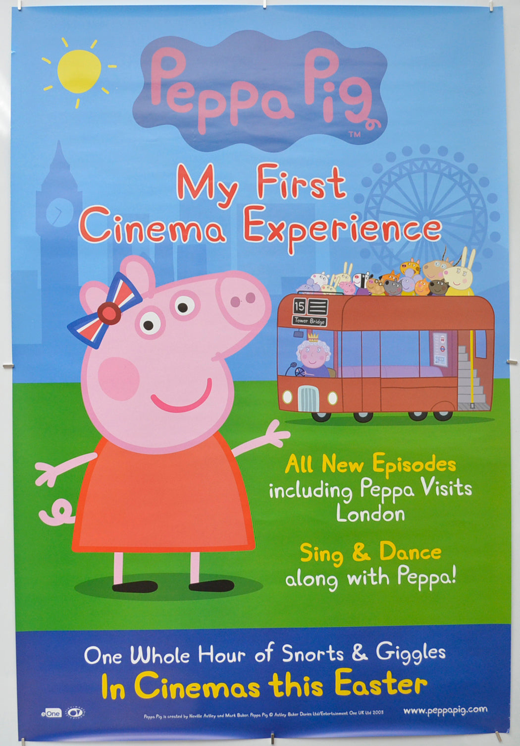 Peppa Pig: My First Cinema Experience - Original One Sheet Poster - Film Poster - Movie Poster