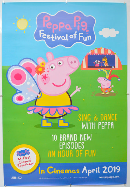 Peppa Pig: Festival Of Fun - Original One Sheet Poster - Film Poster - Movie Poster