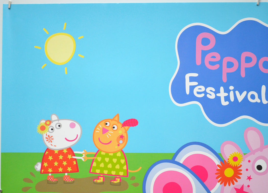 PEPPA PIG: FESTIVAL OF FUN (Top Left) Cinema Quad Movie Poster 