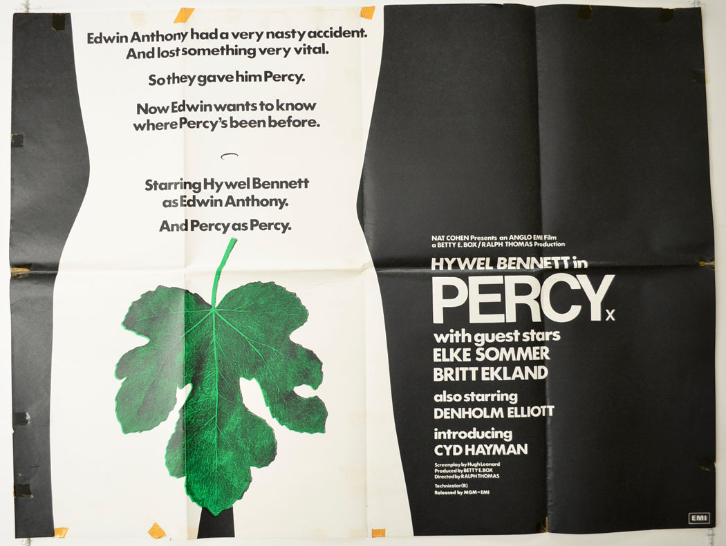 Percy   Original Quad Poster - Film Poster - Movie Poster 