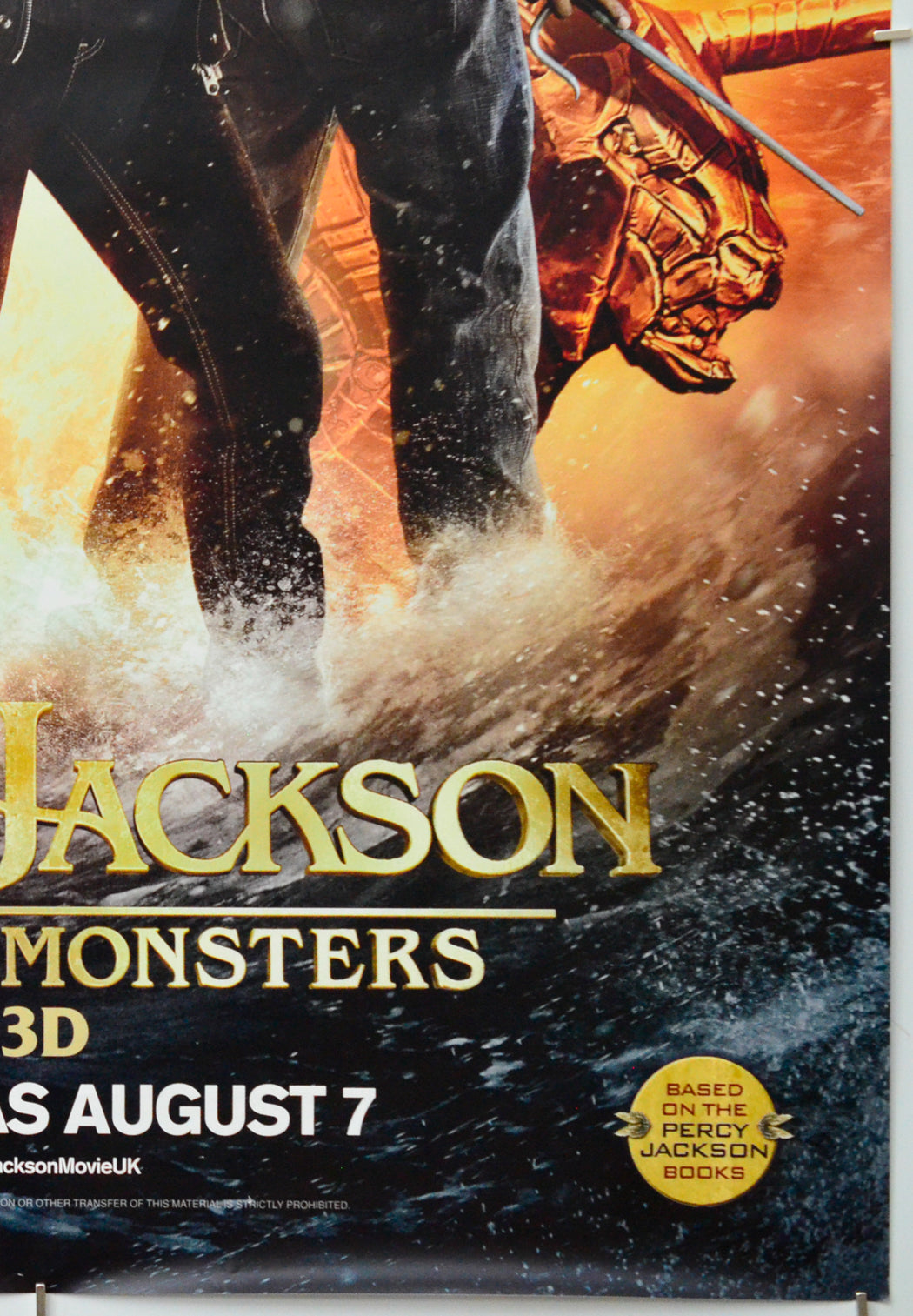Percy Jackson - Sea Of Monsters (Bottom Right) Cinema One Sheet Movie Poster 