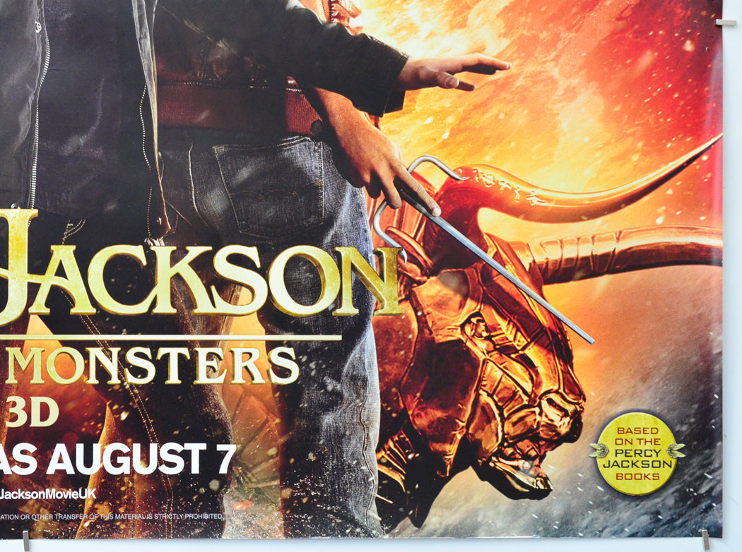 Percy Jackson - Sea Of Monsters (Bottom Right) Cinema Quad Movie Poster 