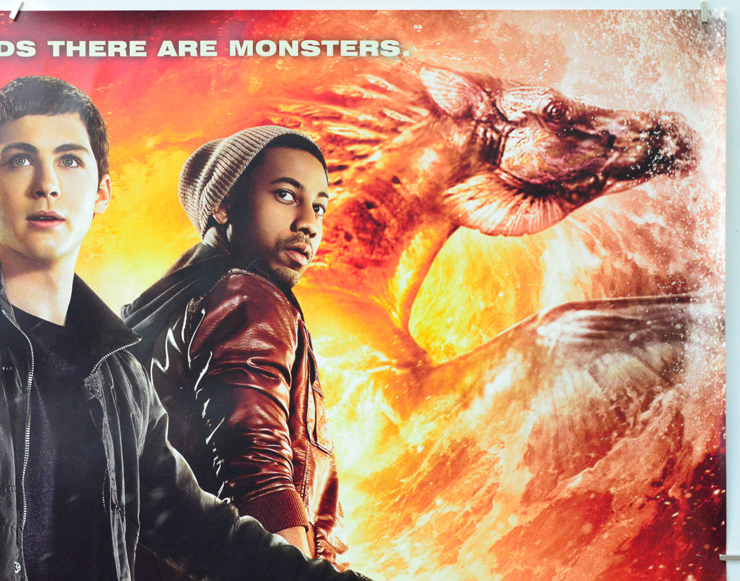 Percy Jackson - Sea Of Monsters (Top Right) Cinema Quad Movie Poster 