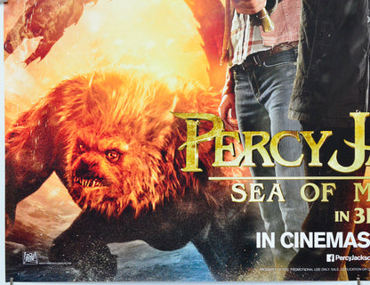 Percy Jackson - Sea Of Monsters (Bottom Left) Cinema Quad Movie Poster 