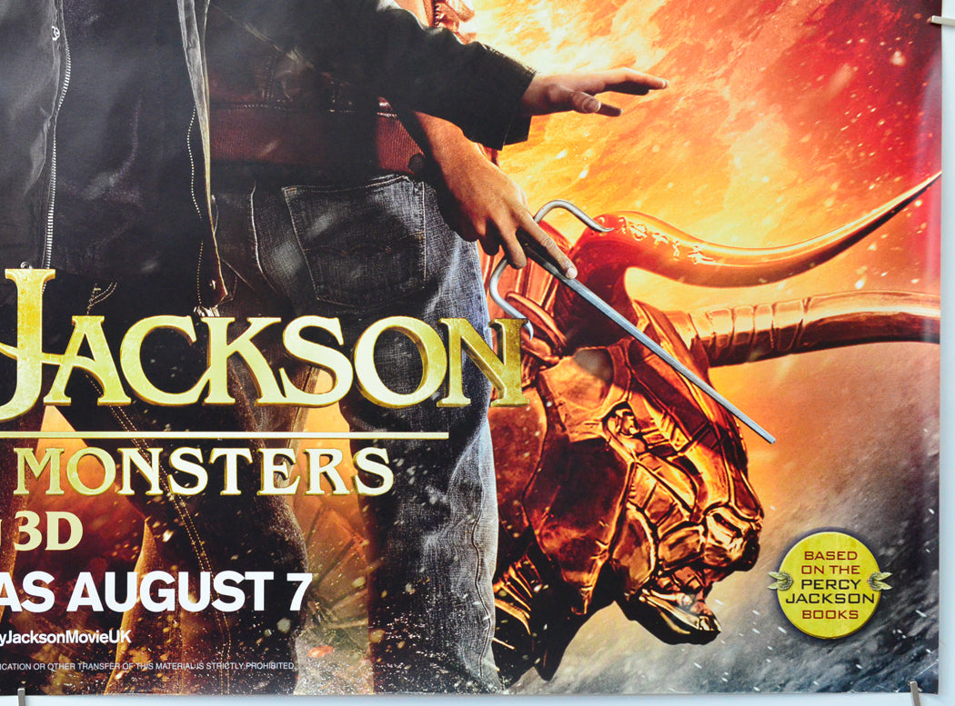 Percy Jackson - Sea Of Monsters (Bottom Right) Cinema Quad Movie Poster 