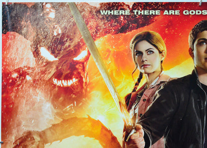 Percy Jackson - Sea Of Monsters (Top Left) Cinema Quad Movie Poster 