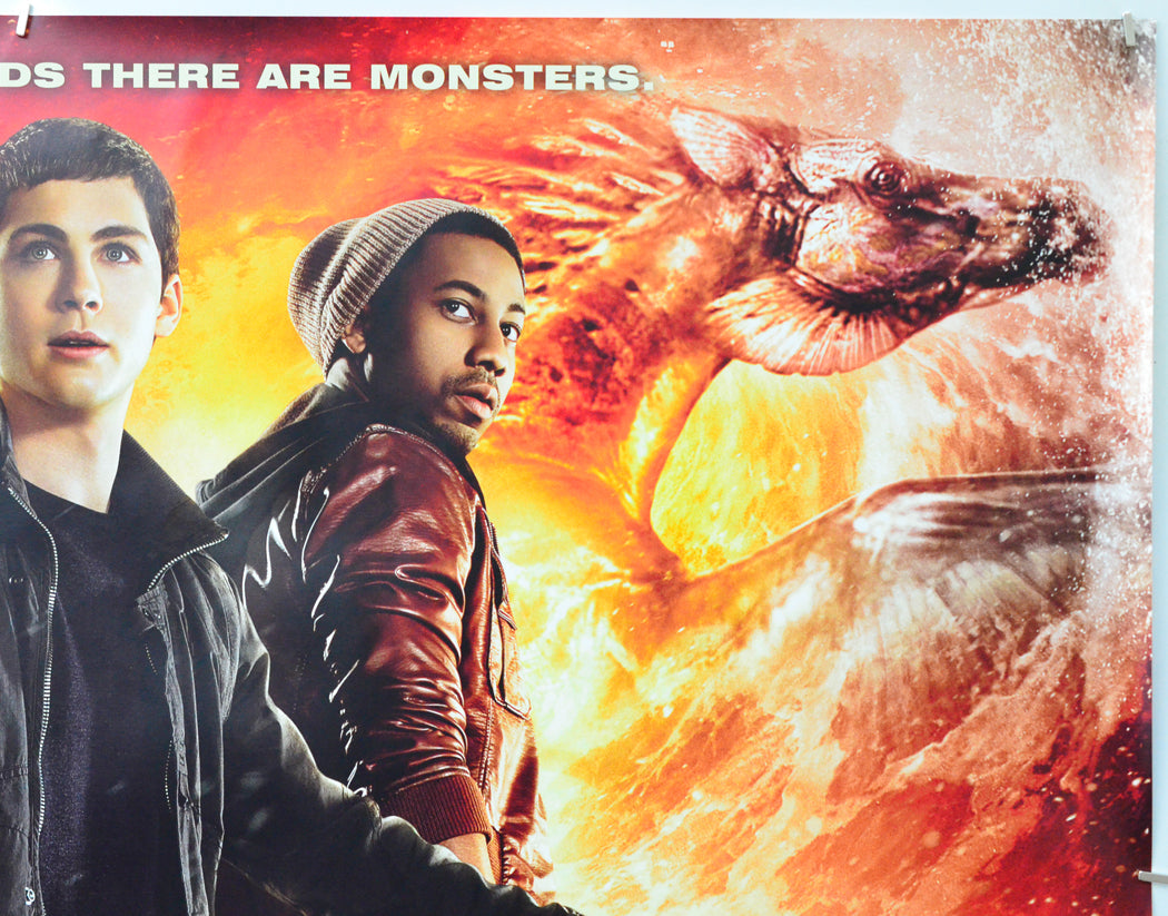Percy Jackson - Sea Of Monsters (Top Right) Cinema Quad Movie Poster 