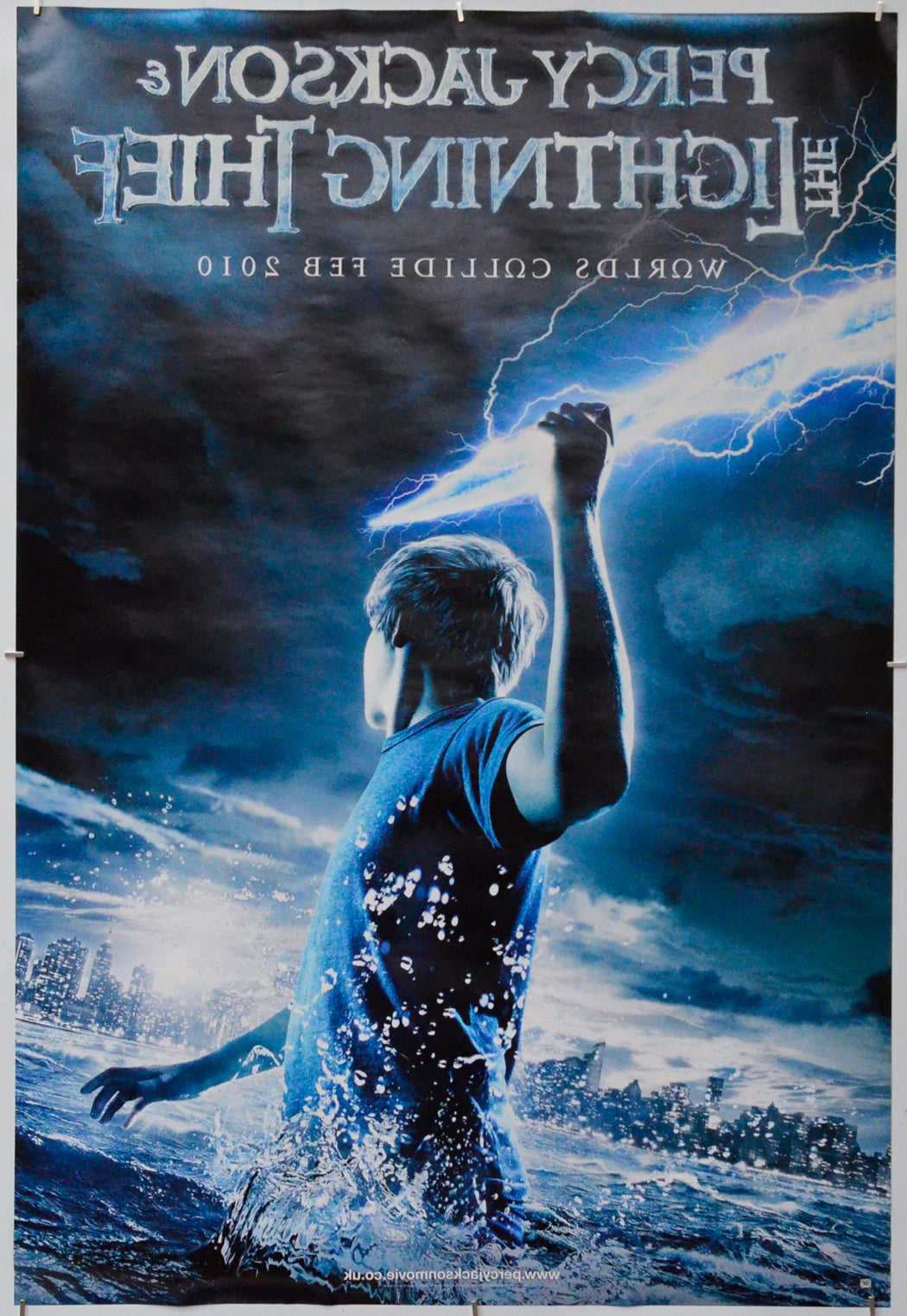 Percy Jackson and The Lightning Thief (Back) Cinema One Sheet Movie Poster 