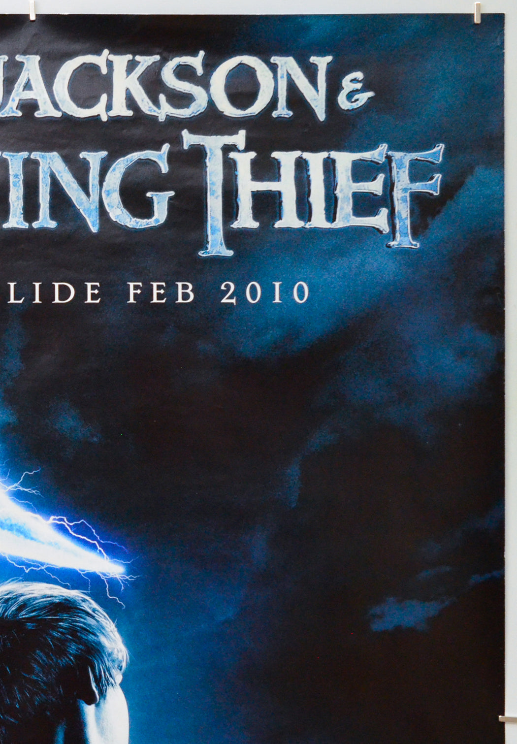 Percy Jackson and The Lightning Thief (Top Right) Cinema One Sheet Movie Poster 