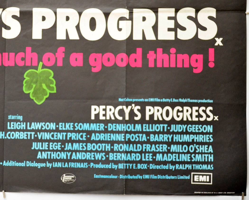 PERCY’S PROGRESS (Bottom Right) Cinema Quad Movie Poster 